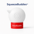 White SnowBuddie kids & adults toothpaste tube squeezer & dispenser