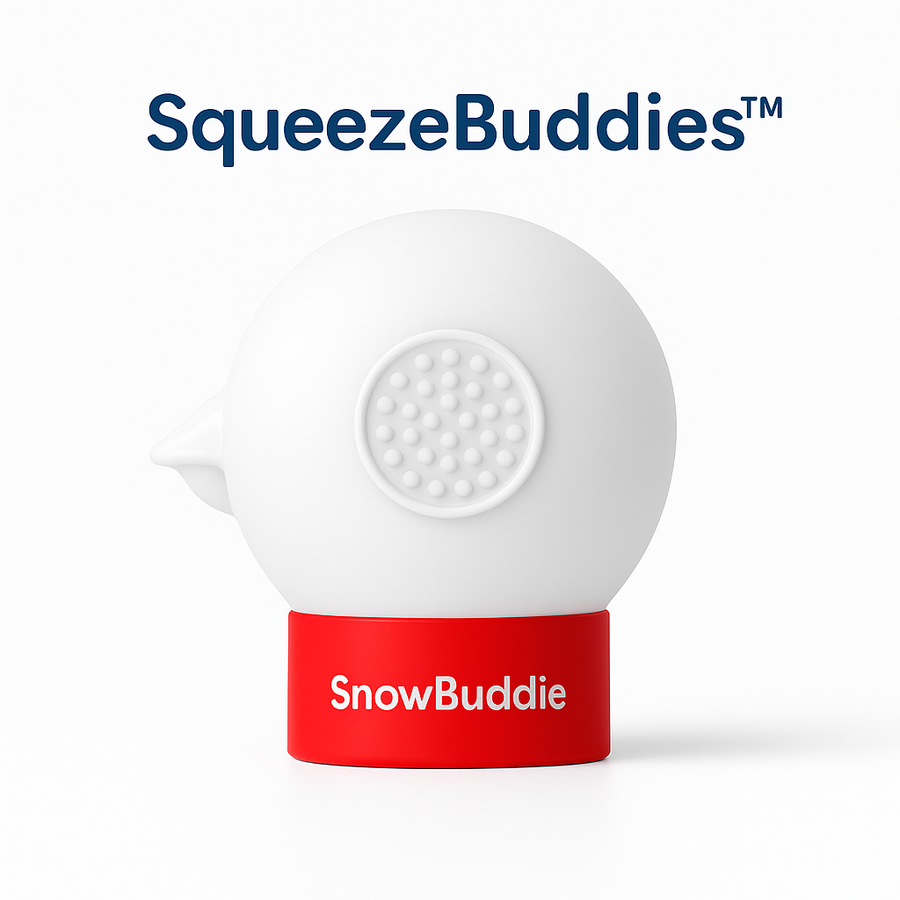 ❄️ SqueezeBuddies™ – SnowBuddie (White) | Clean, Calm & Controlled Dispensing